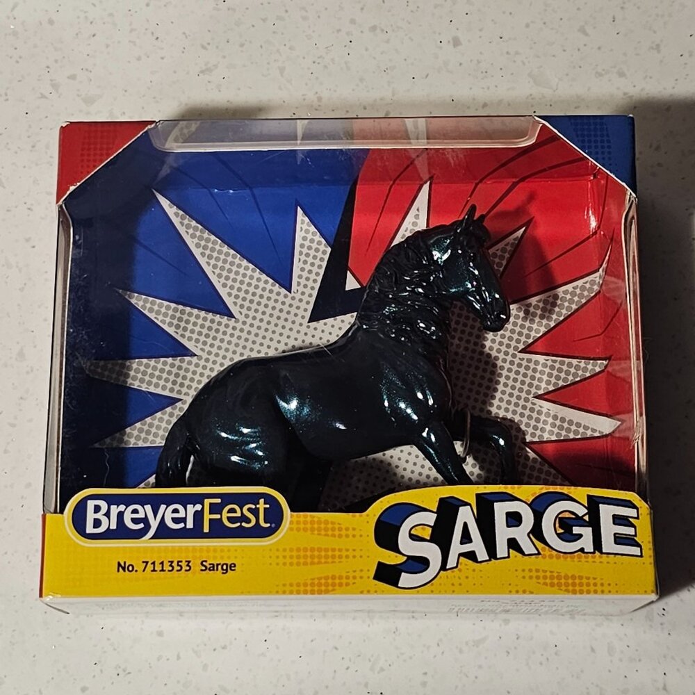 BreyerFest 2019 Stablemate Model Horse Sarge 711353 30th Anniversary Edition